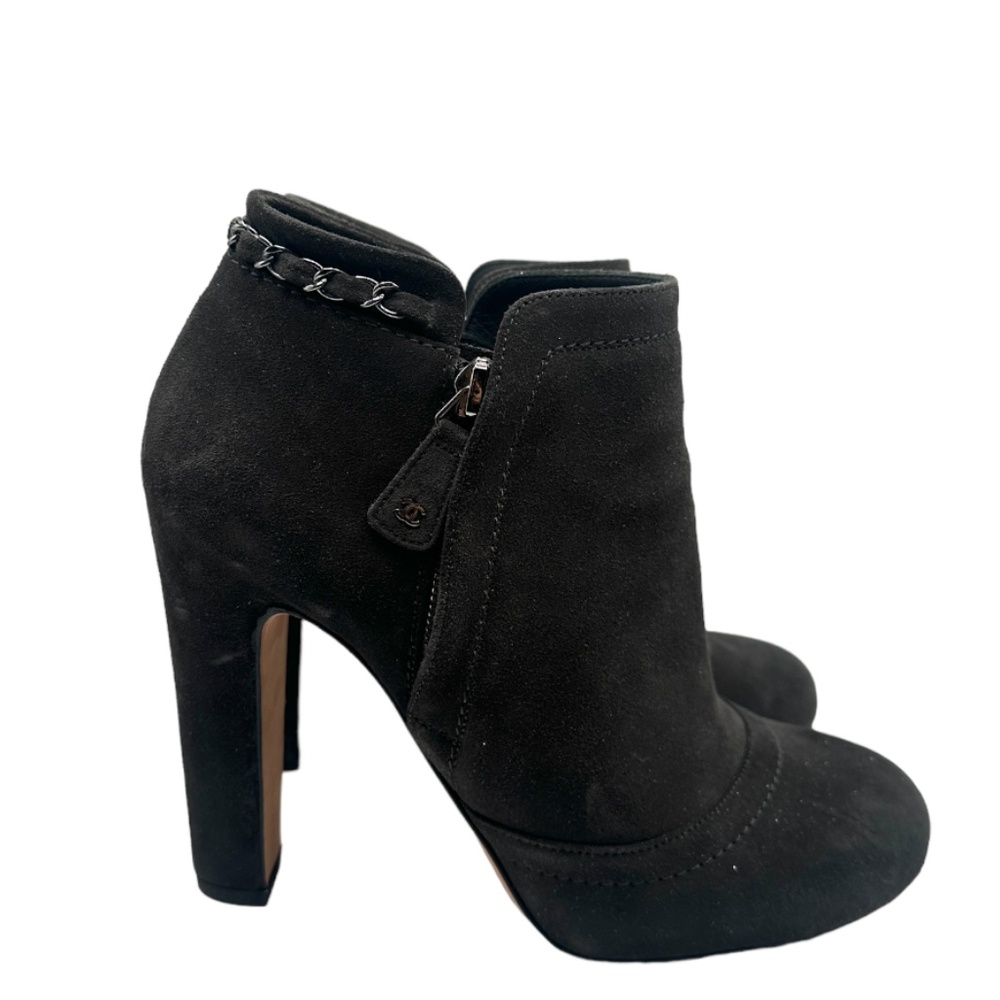Chanel Chain Trim booties RETAIL 1595 - Picture 4 of 8
